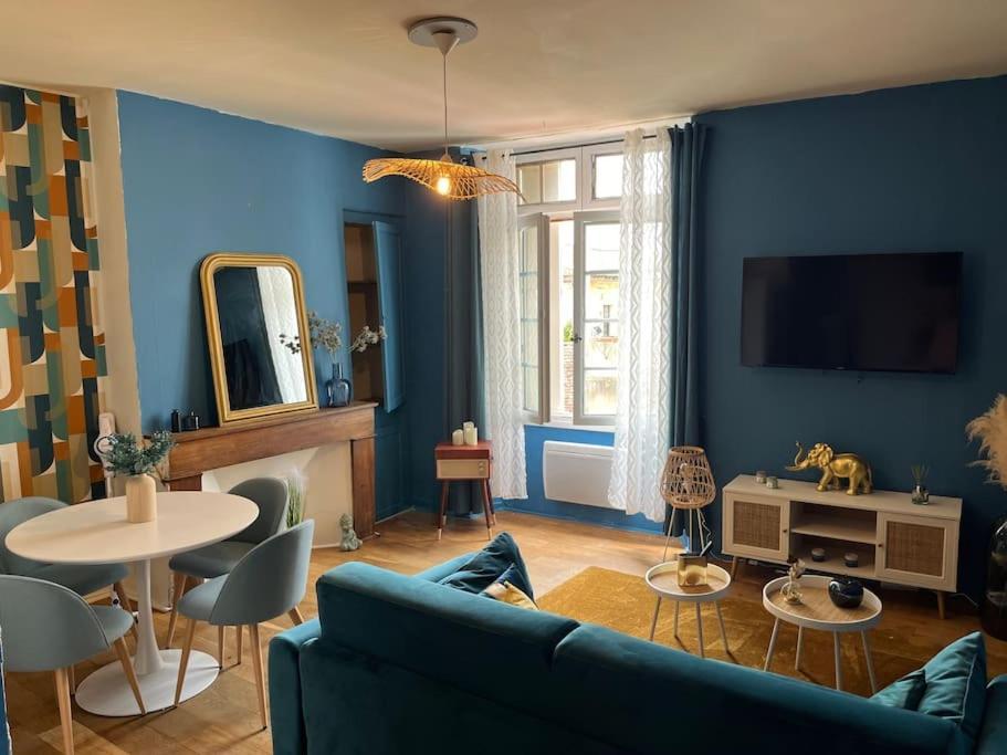 *Le Blue Rock* T2 Centre Historique De Bergerac Lejlighed Eksteriør billede